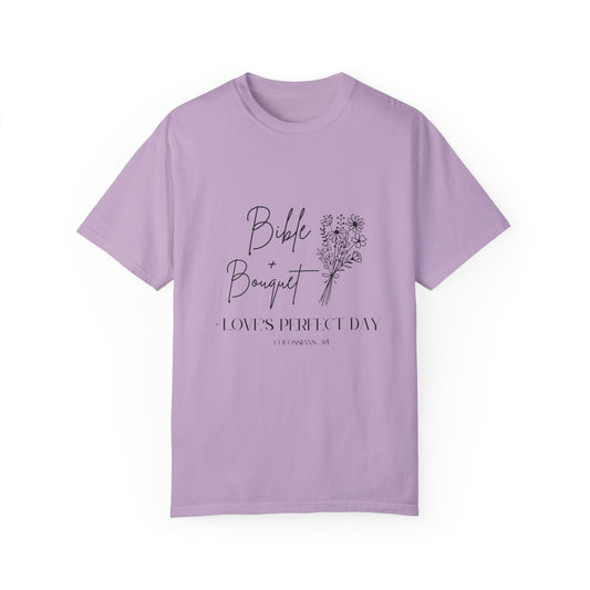 Bible + Bouquet = Love's Perfect Day T-Shirt