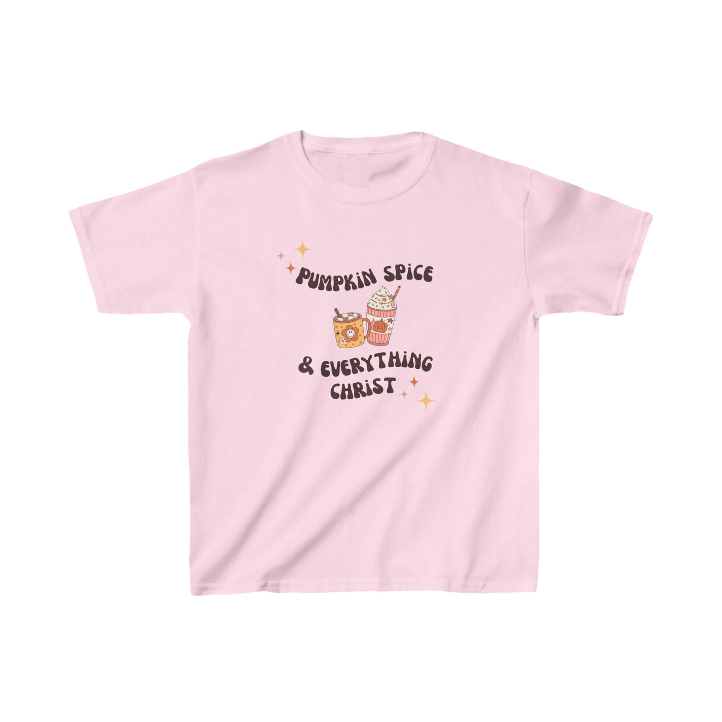 Kids Pumpkin Spice and Everything Christ Heavy Cotton™ Tee