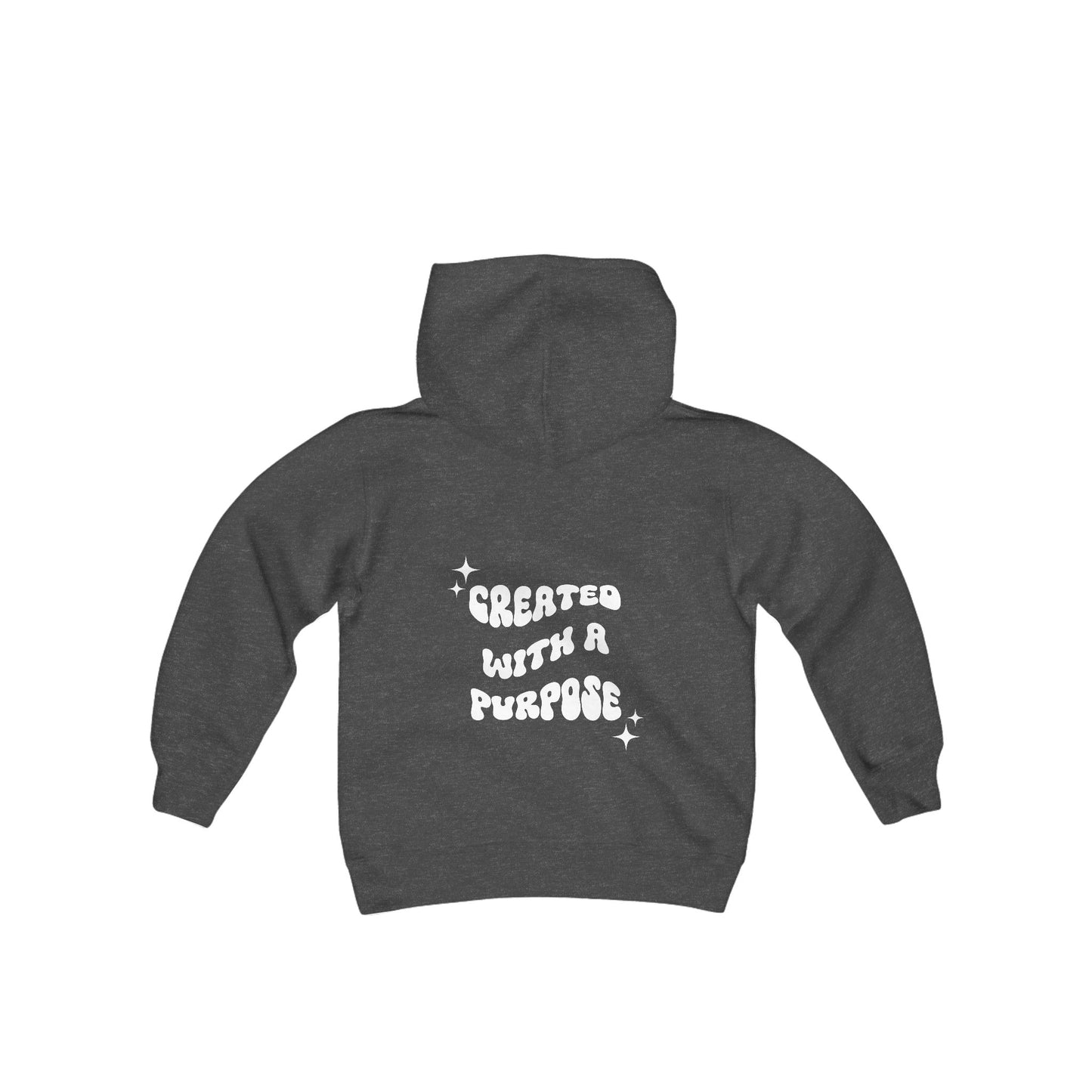 Youth Created With A Purpose Hooded Sweatshirt