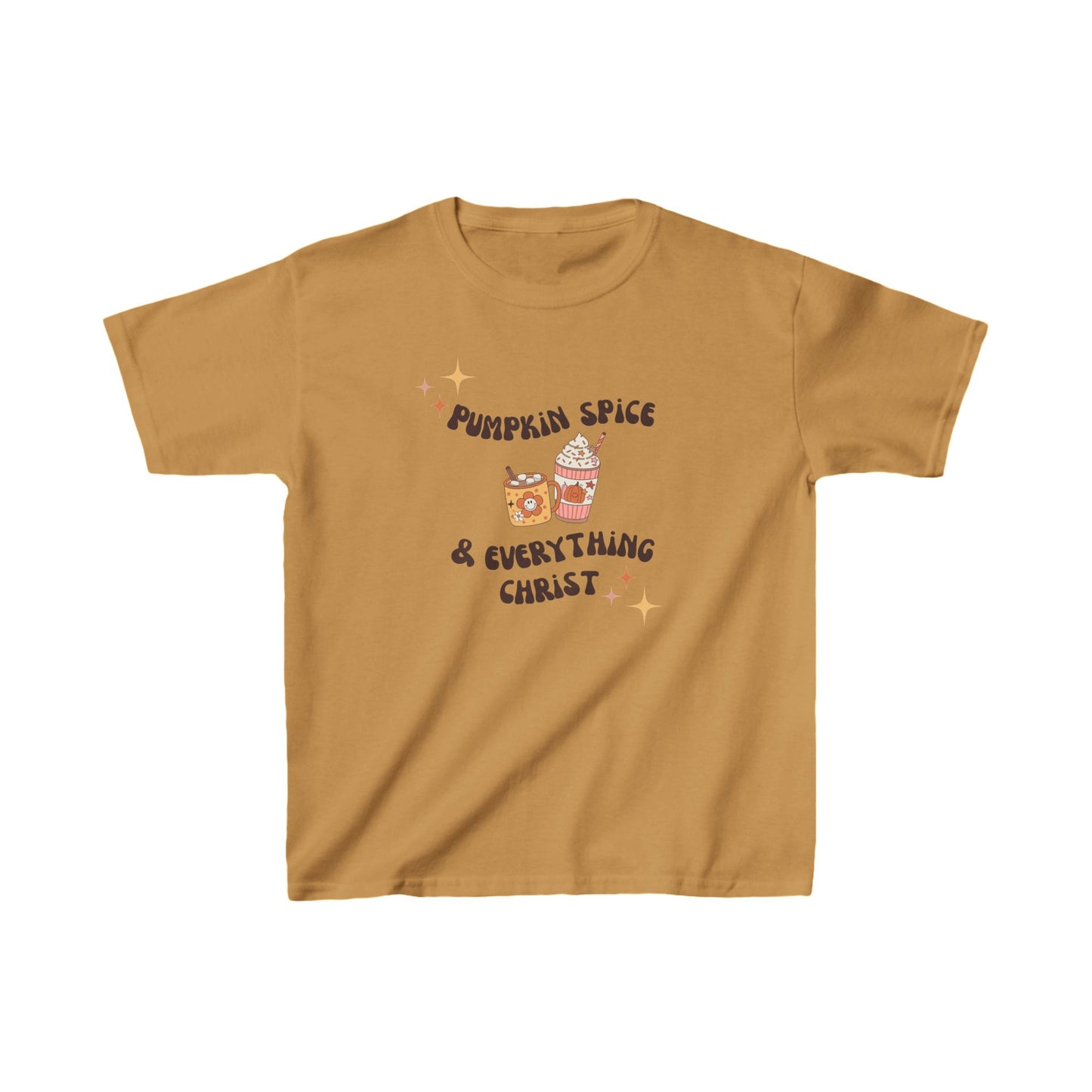 Kids Pumpkin Spice and Everything Christ Heavy Cotton™ Tee