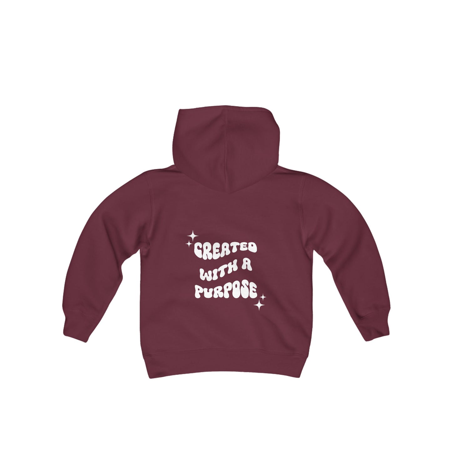 Youth Created With A Purpose Hooded Sweatshirt