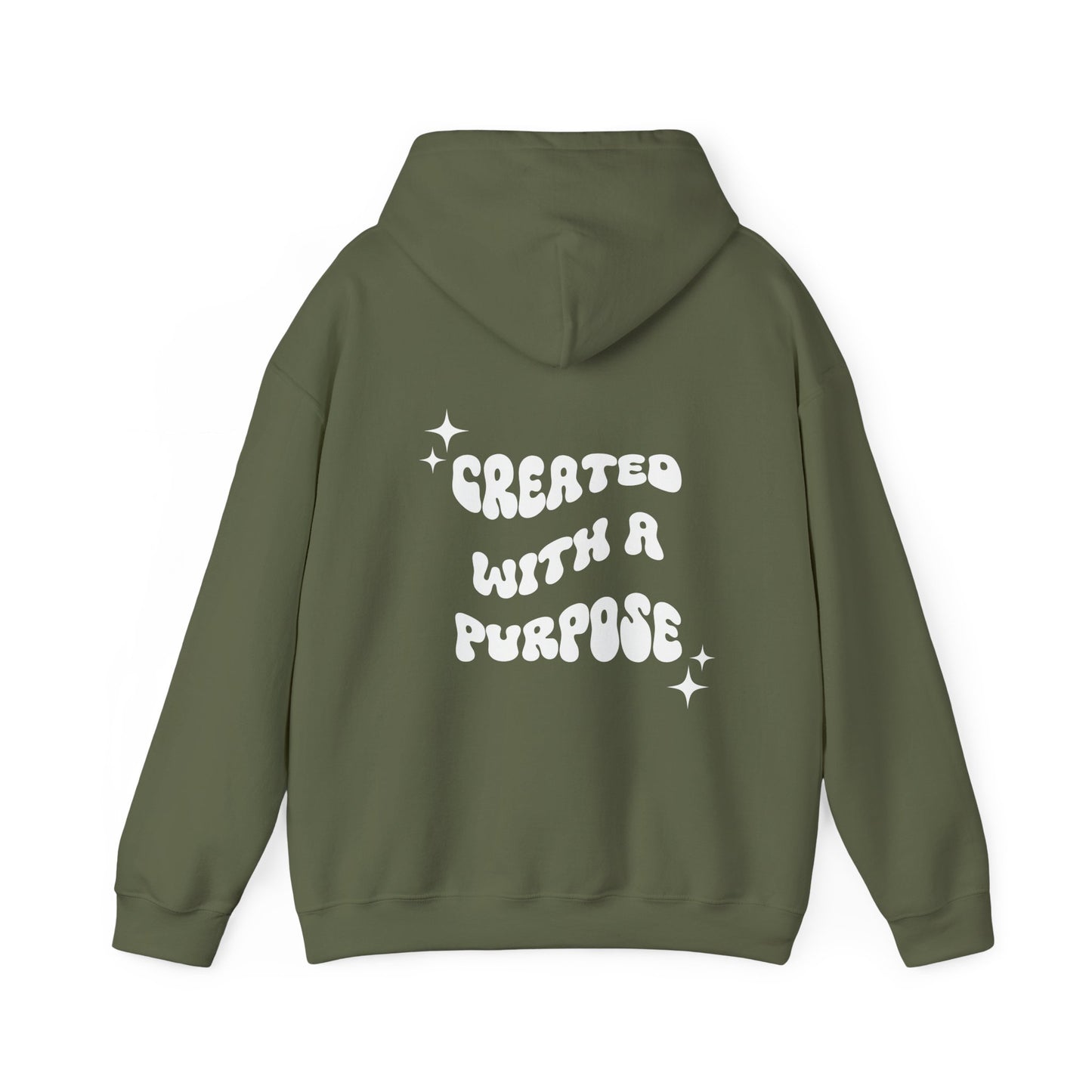 Created With A Purpose Hooded Sweatshirt