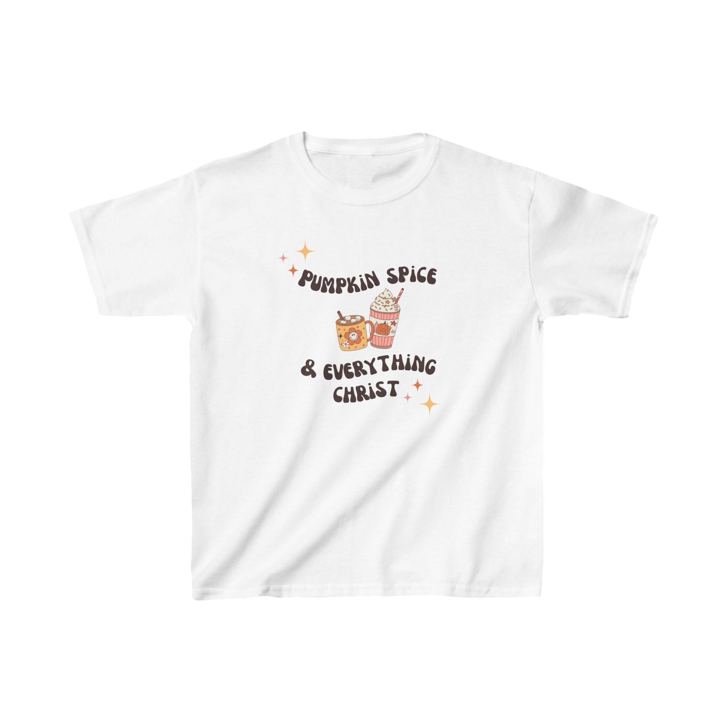 Kids Pumpkin Spice and Everything Christ Heavy Cotton™ Tee